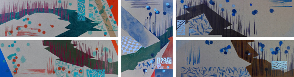 Гранд Каньон EFDGH Пентаптих