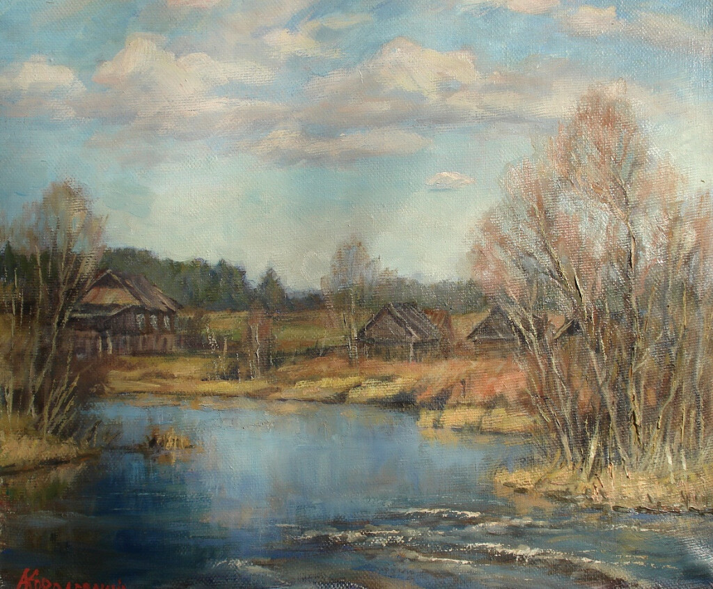 Река Граничная у деревни Скоково