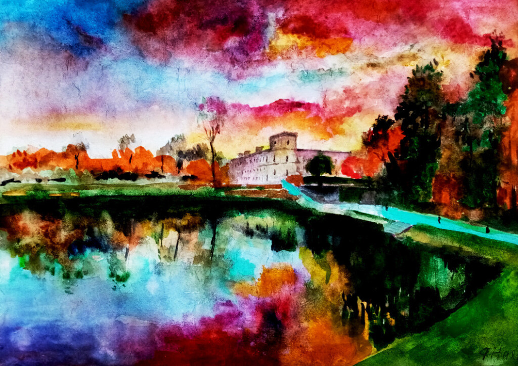 В гатчинском парке