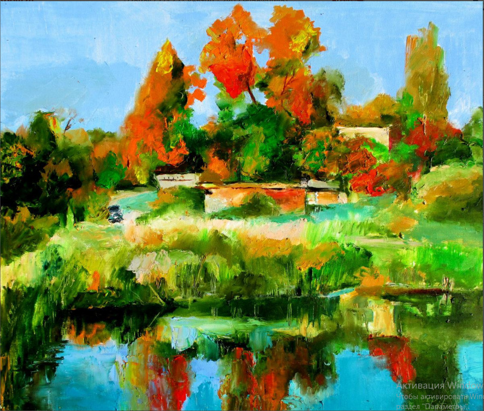 В сентябре на реке Орлинке