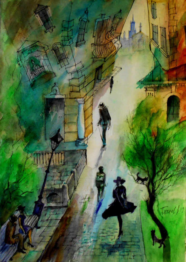 На тихой улице