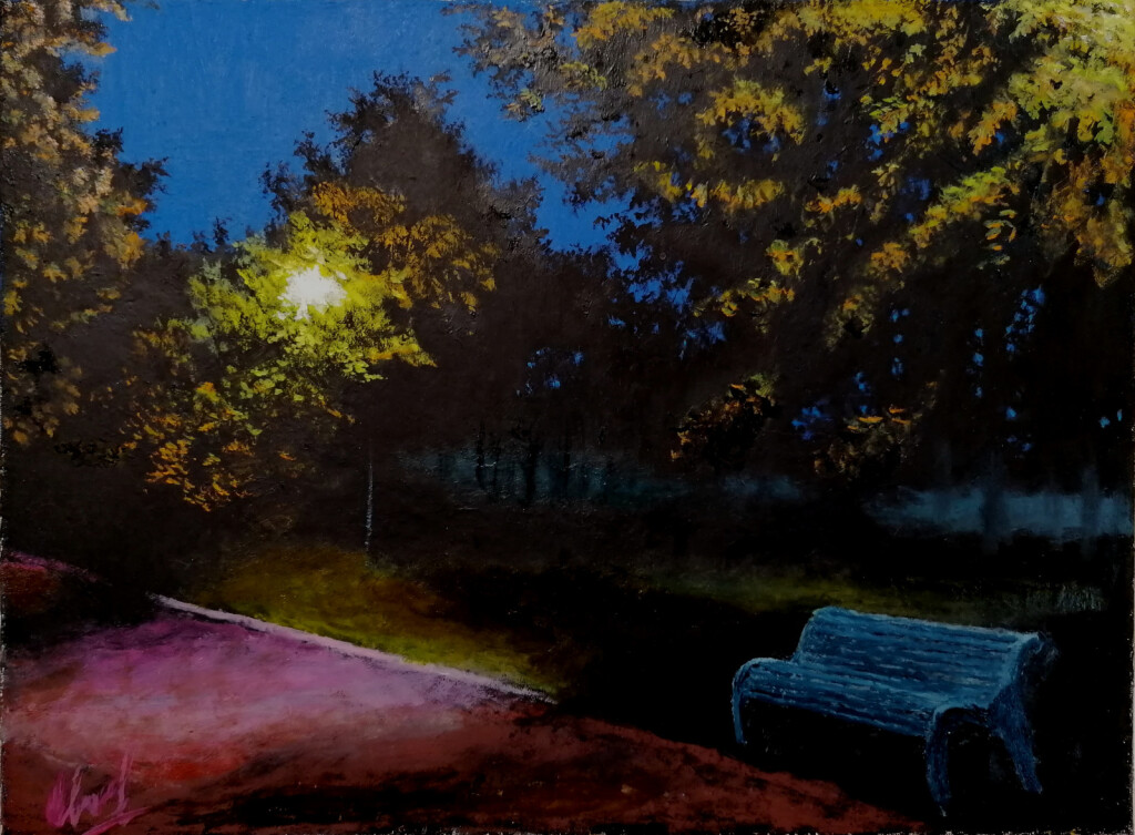 Ночная дорожка в парке