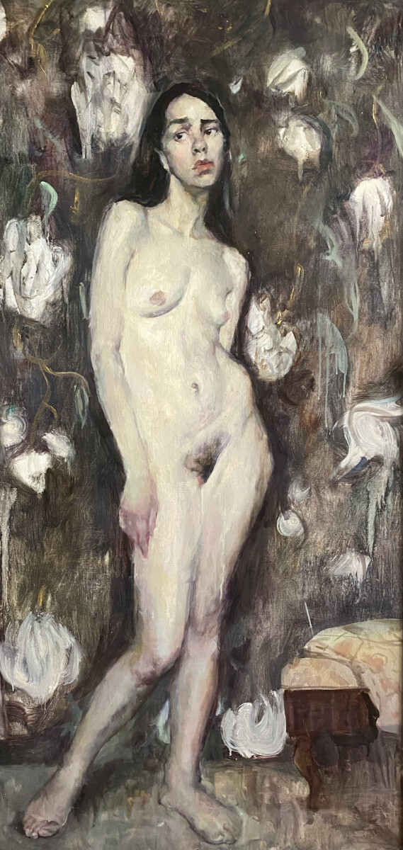 Обнаженная в цветах