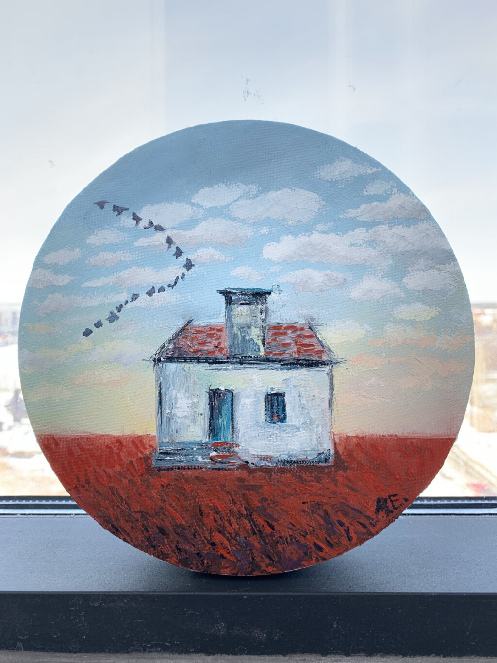 Дом и птицы