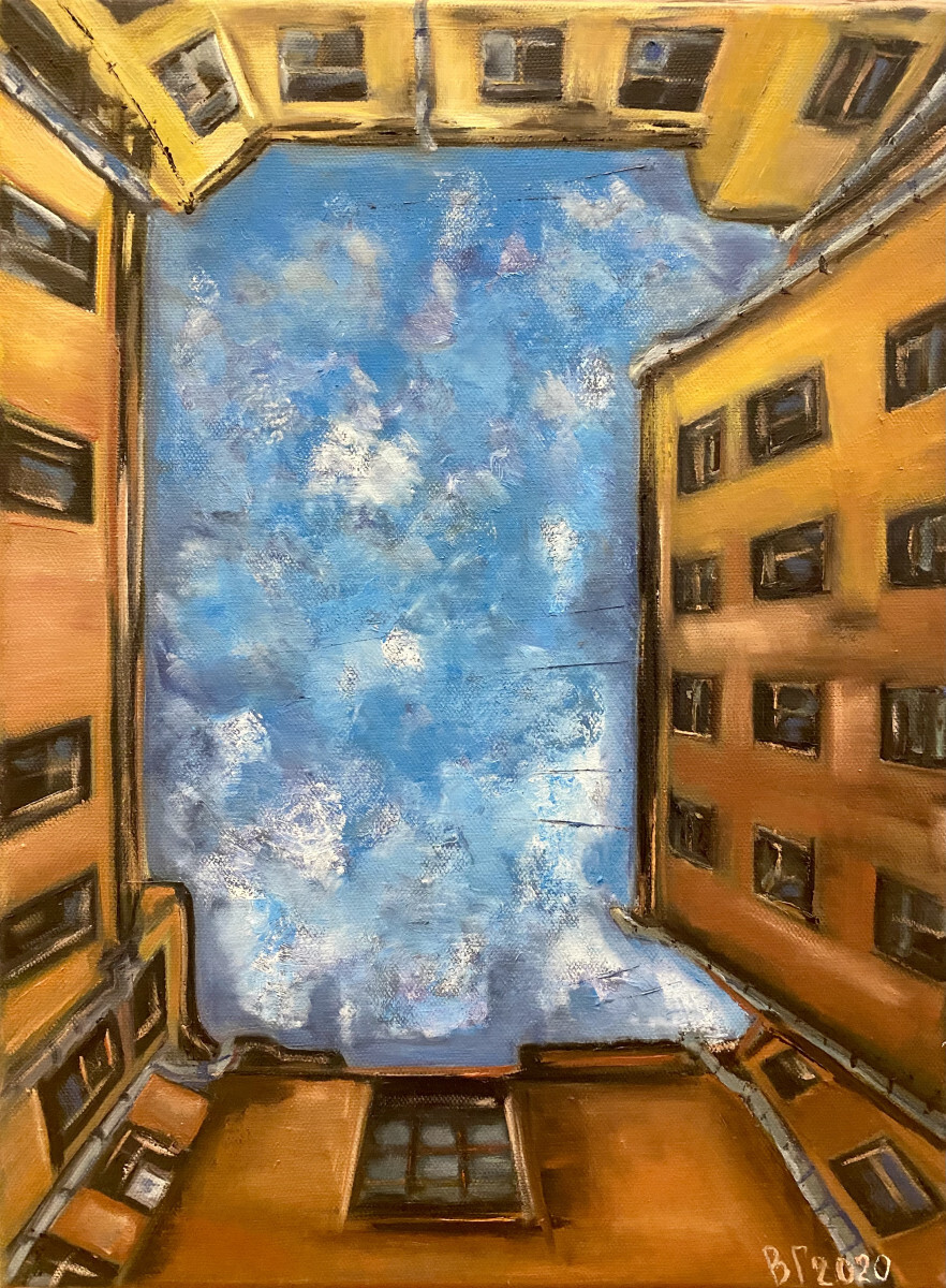 Санкт-Петербург небо в городе