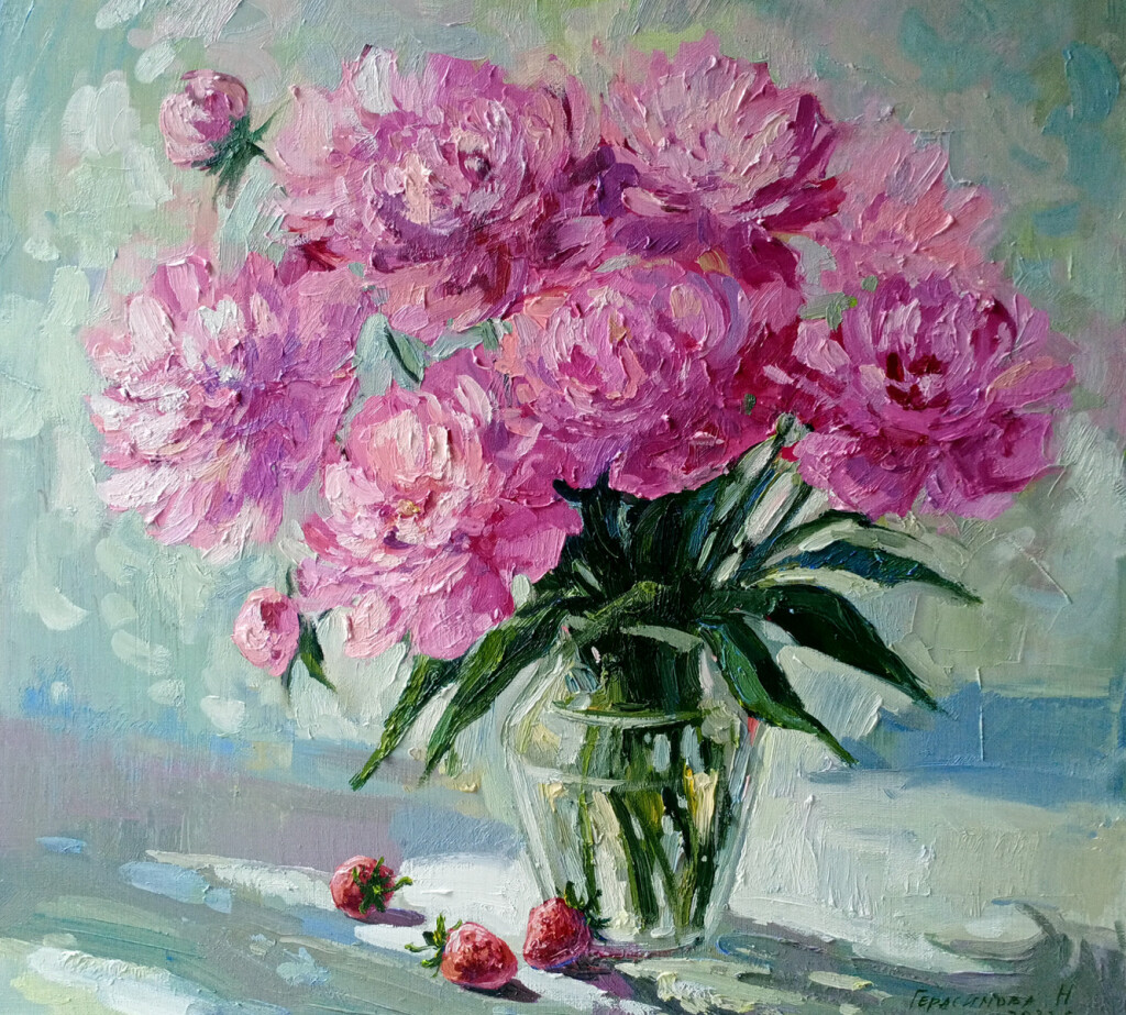 Букет пионов