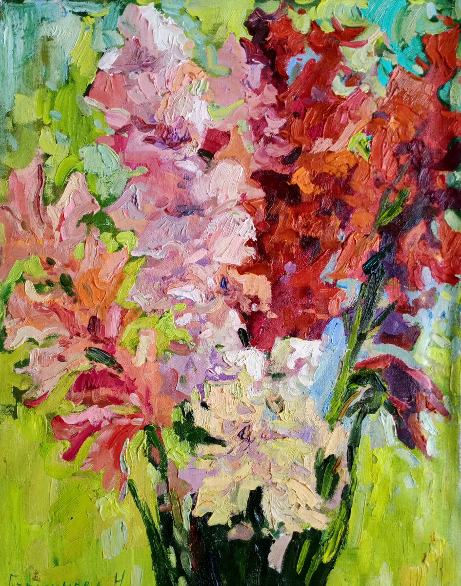 Гладиолусы