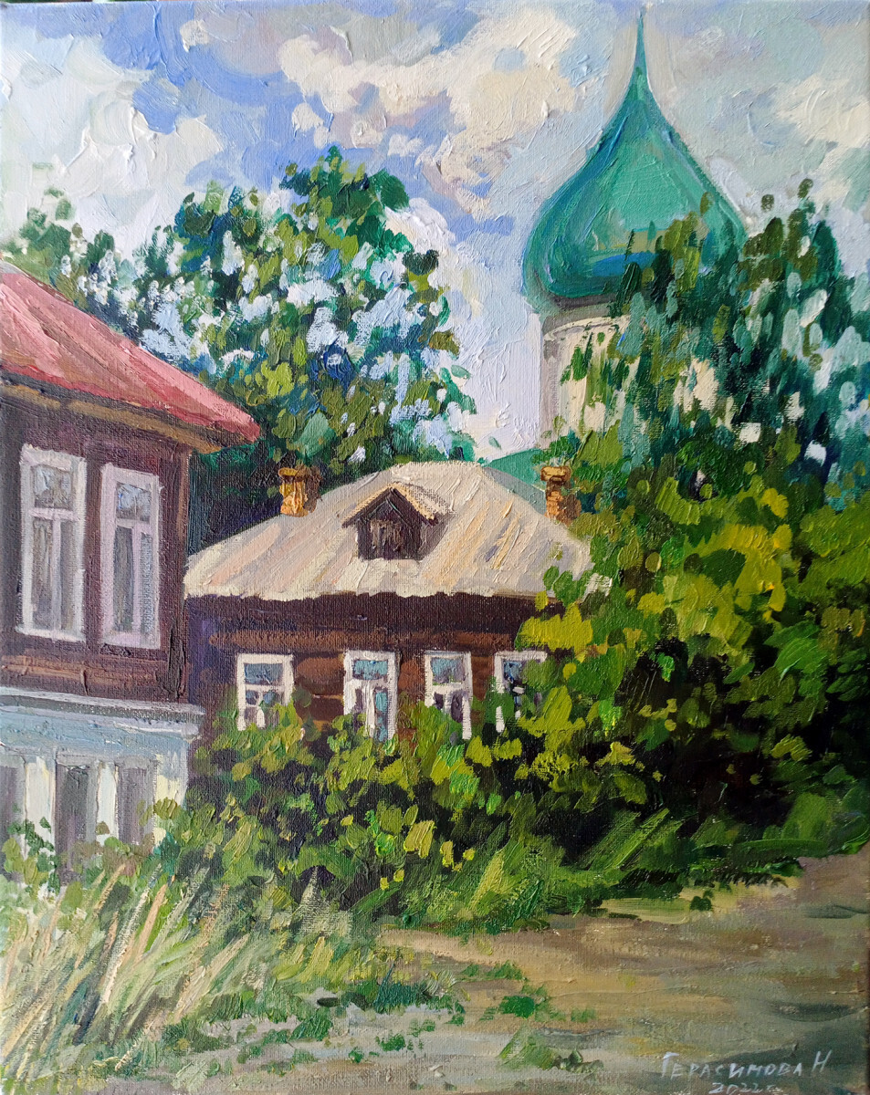 Старая улочка в Переславле-Залесском