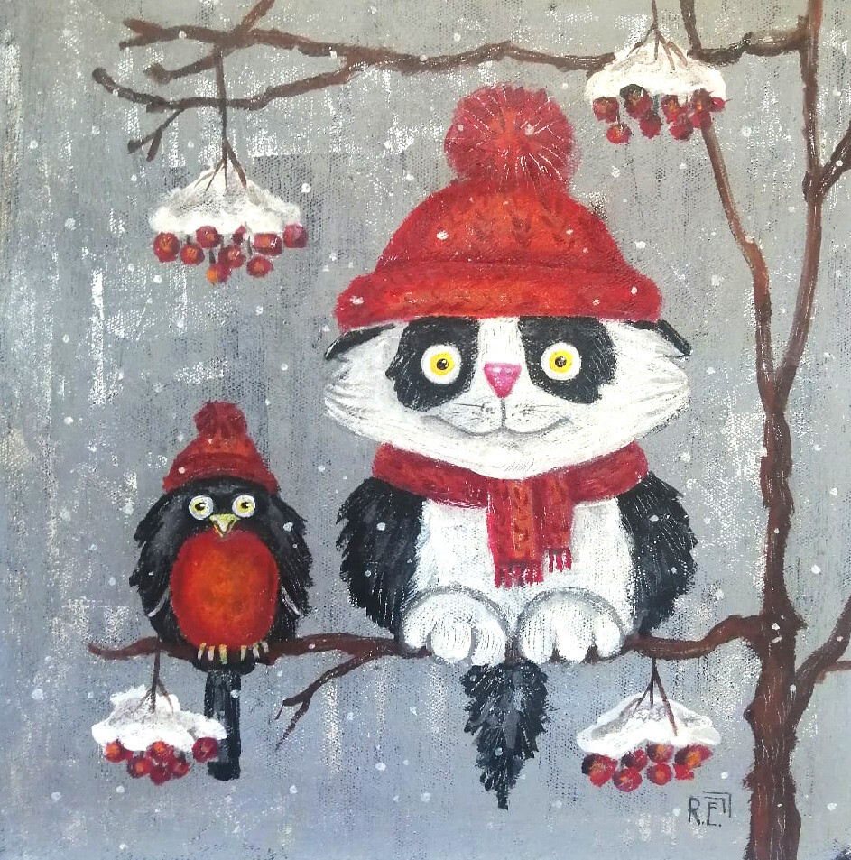 Снегири прилетели