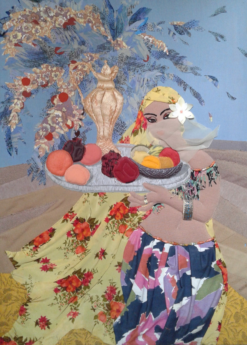 Девушка с фруктами