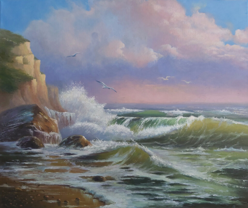 Крымский прибой, после грозы 2008г. Копия.