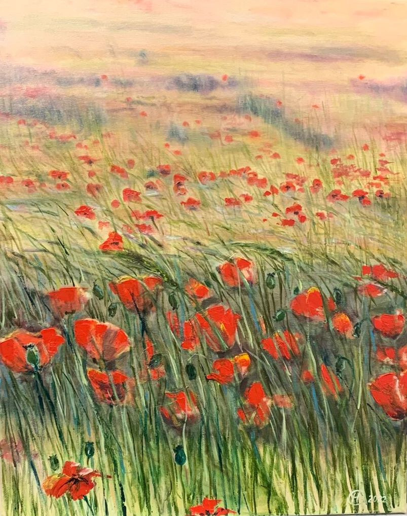 Маки и ковыль