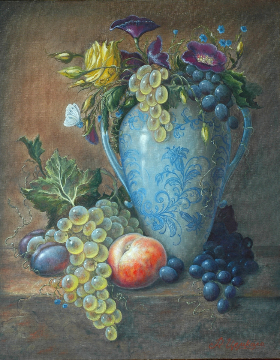 Натюрморт с голубой амфорой