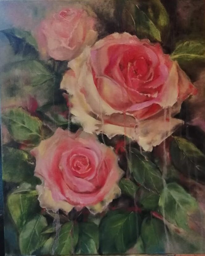 Осенние розы