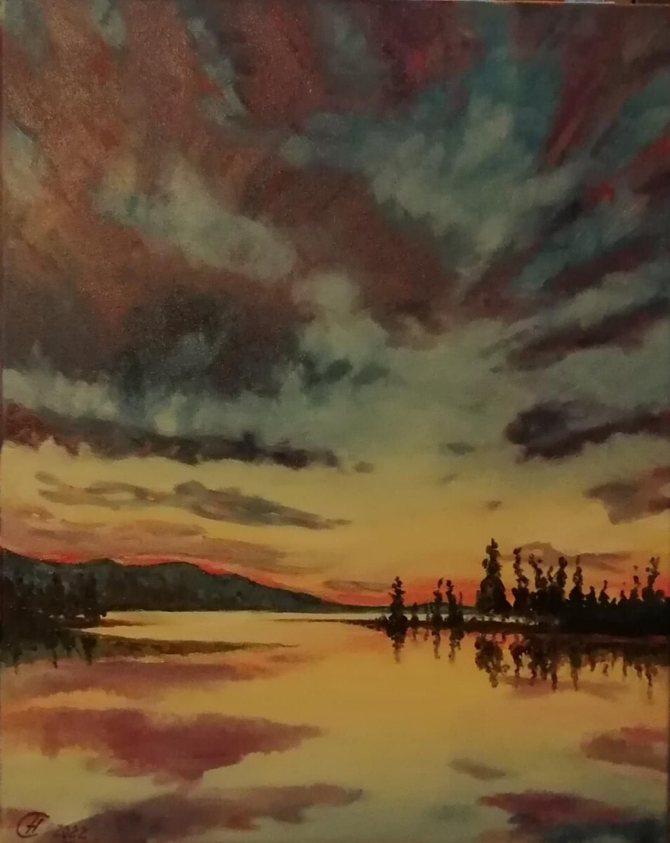 У озера (из серии Карелия)