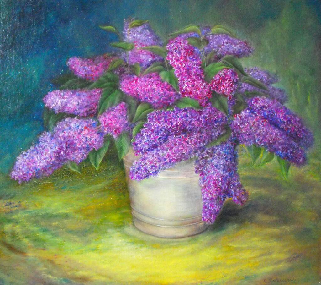 Серебряное ведро