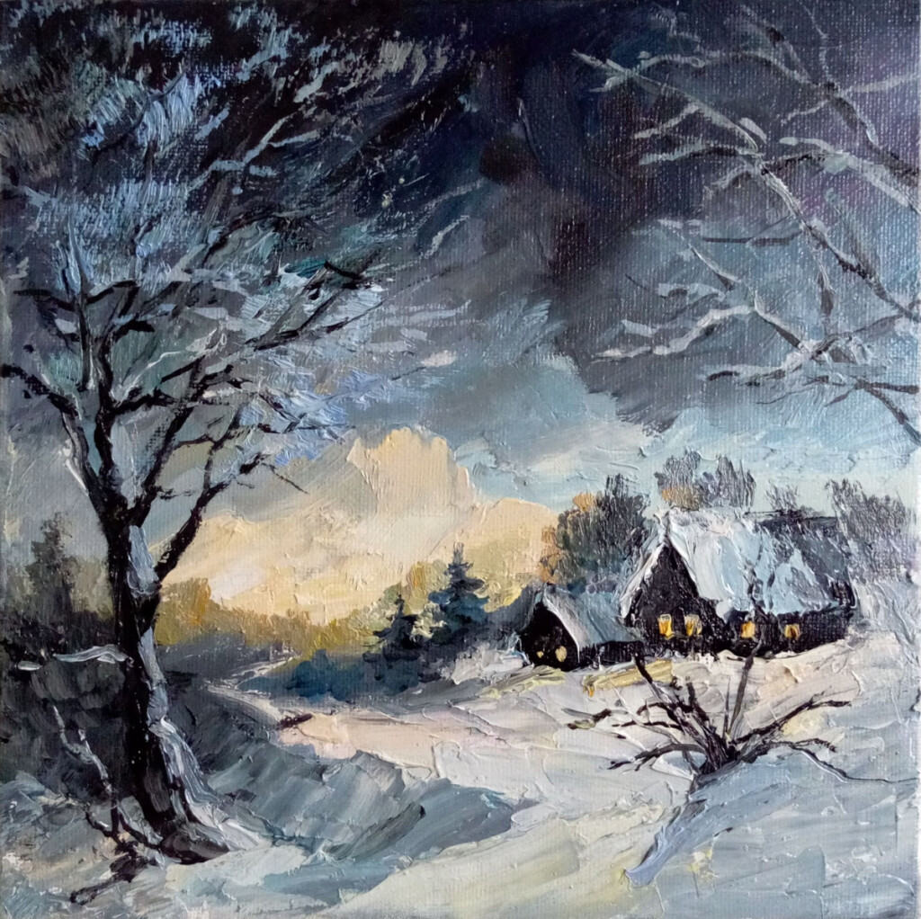 "Зимний закат"