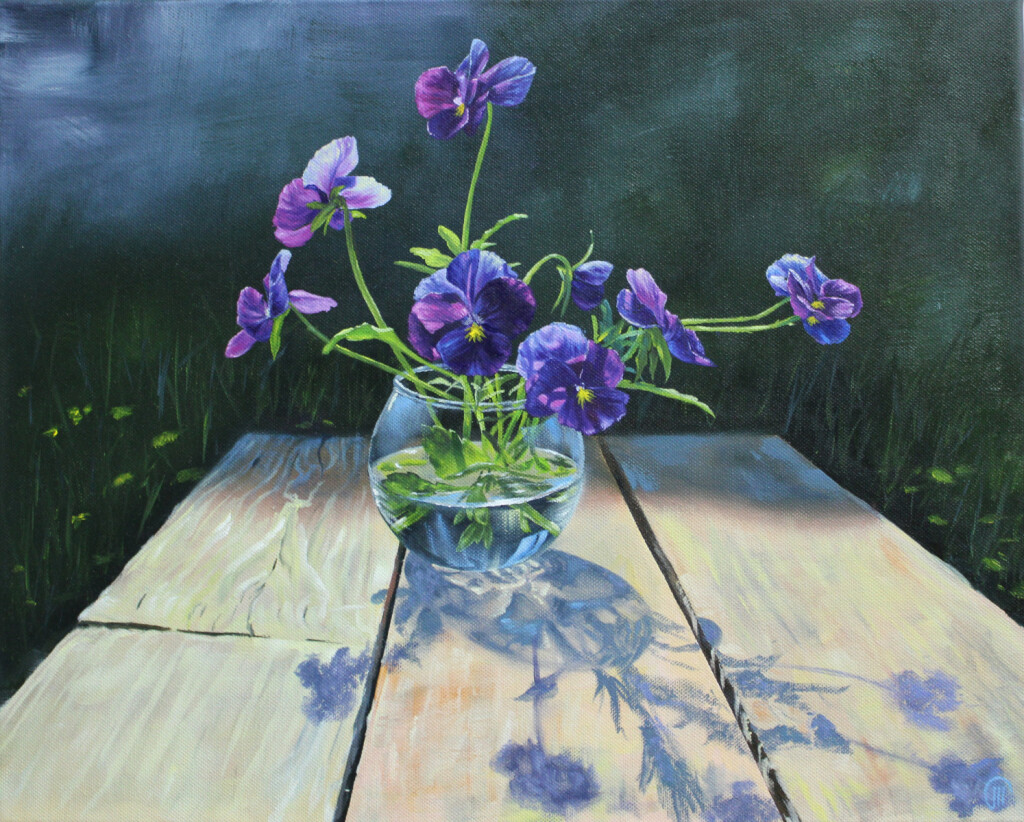 Сиреневые глазки