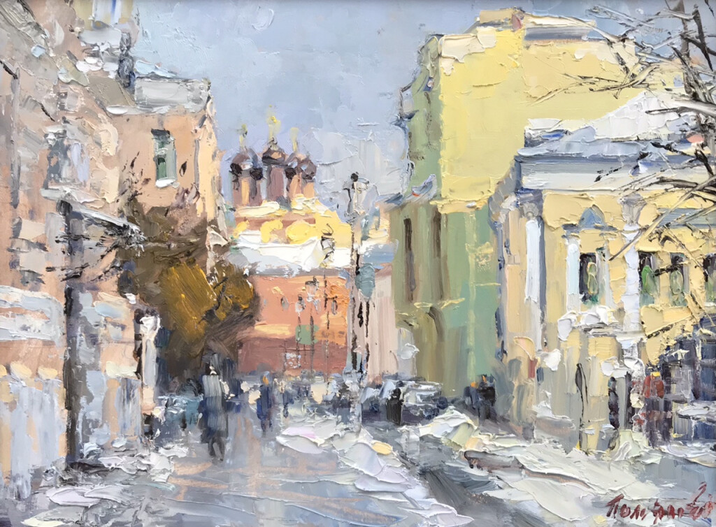 Петровский переулок. Оттепель.