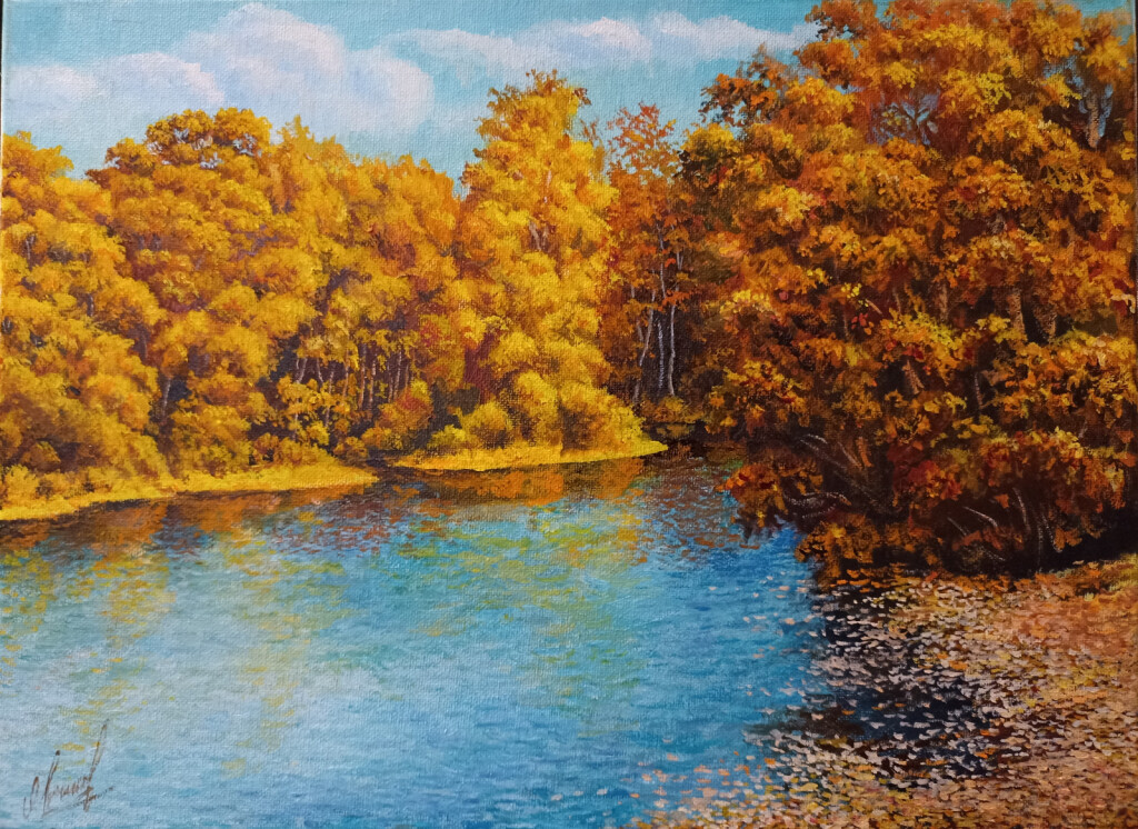 Елагин остров. Осенний пруд