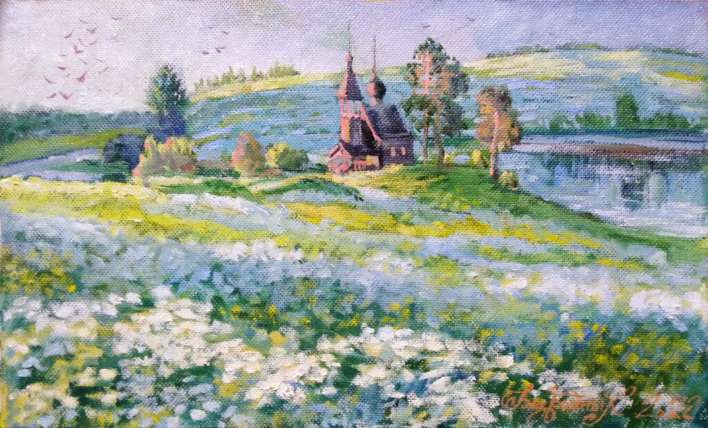 Часовня.Утро