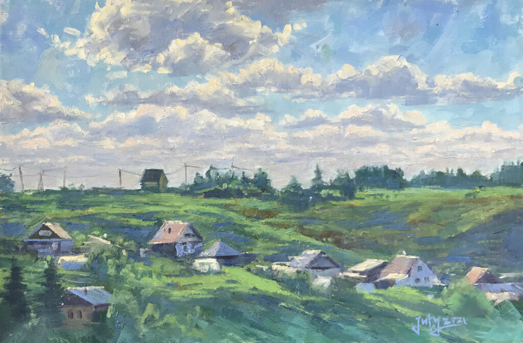 Солнечный день в Першино