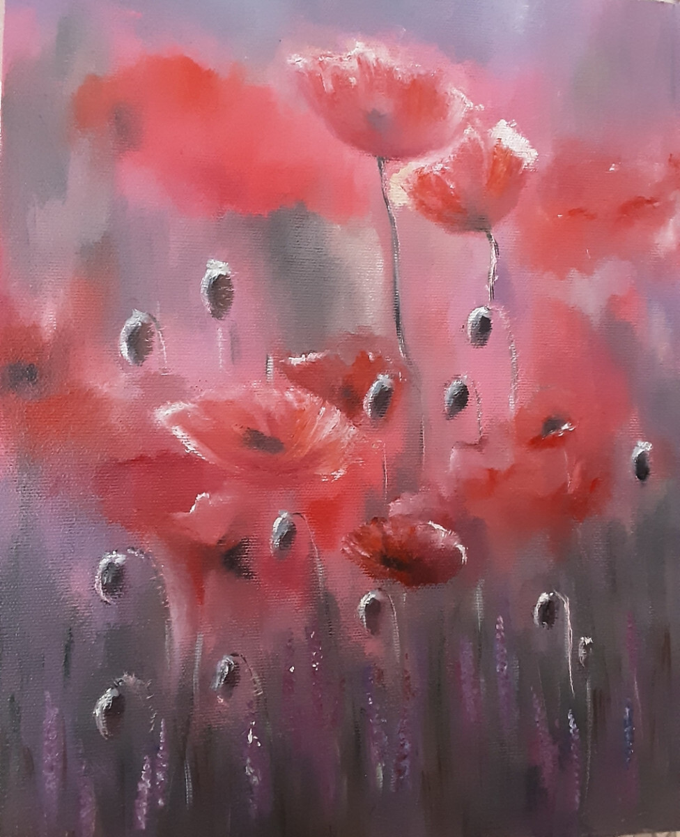 Красные маки