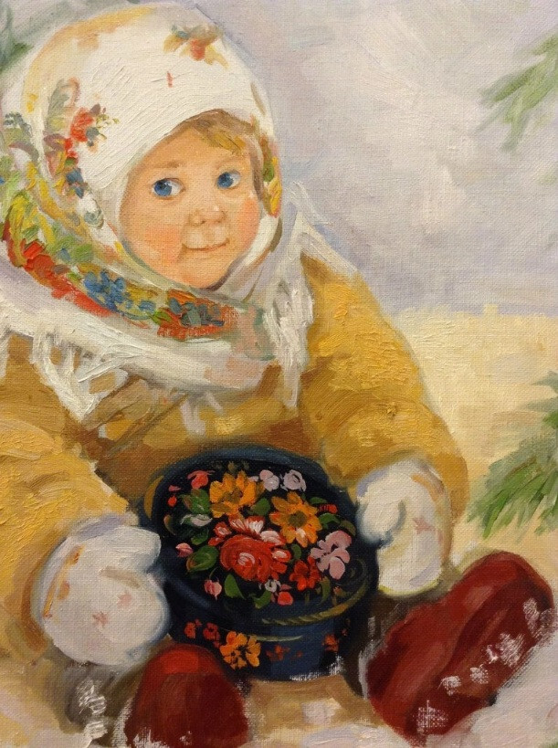 Портрет по фотографии маслом