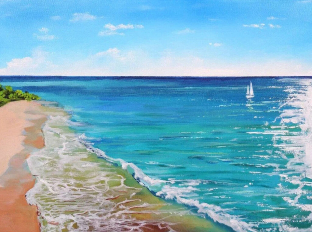 Одинокий парус в море