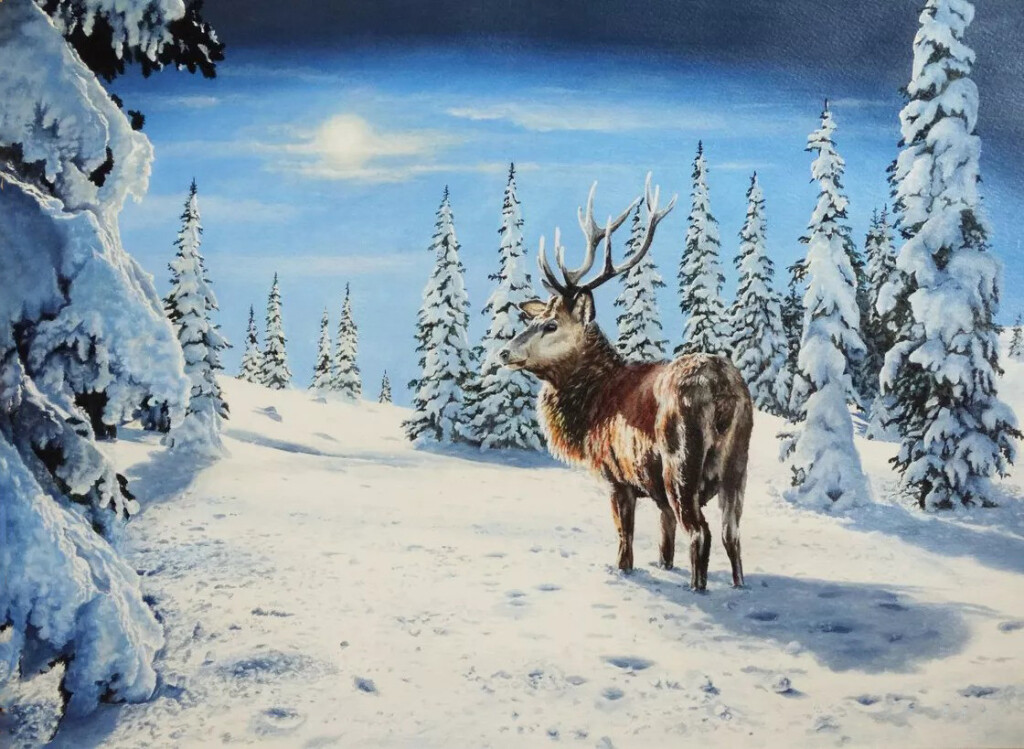 Горный олень