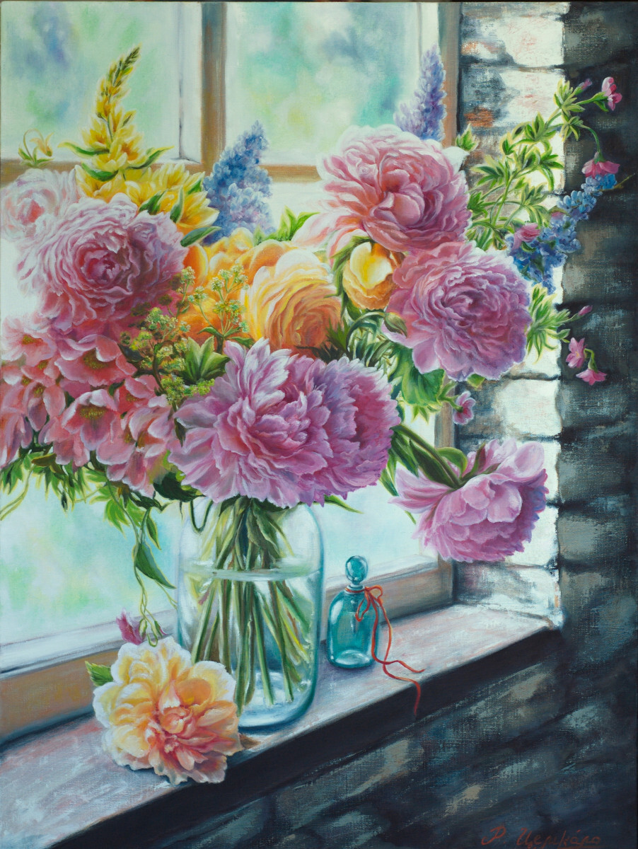 Пионы. Волшебный букет.