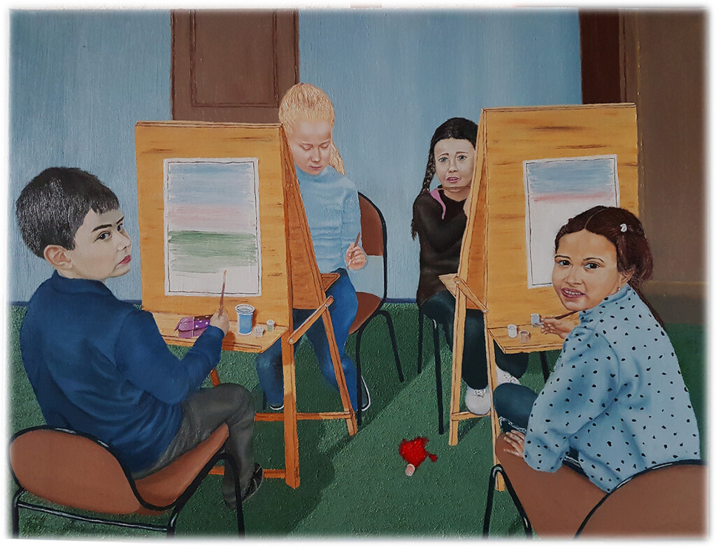 Кто разлил гуашь?