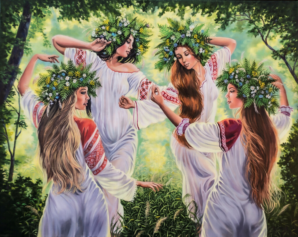 Купальские плясуньи