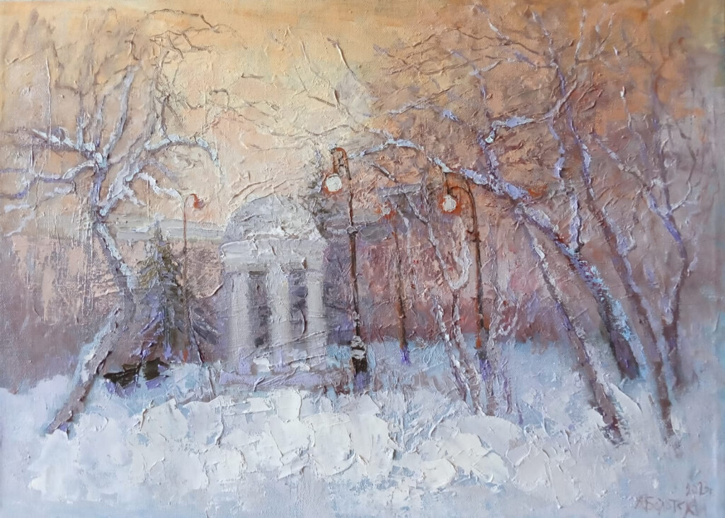 Зимний сквер