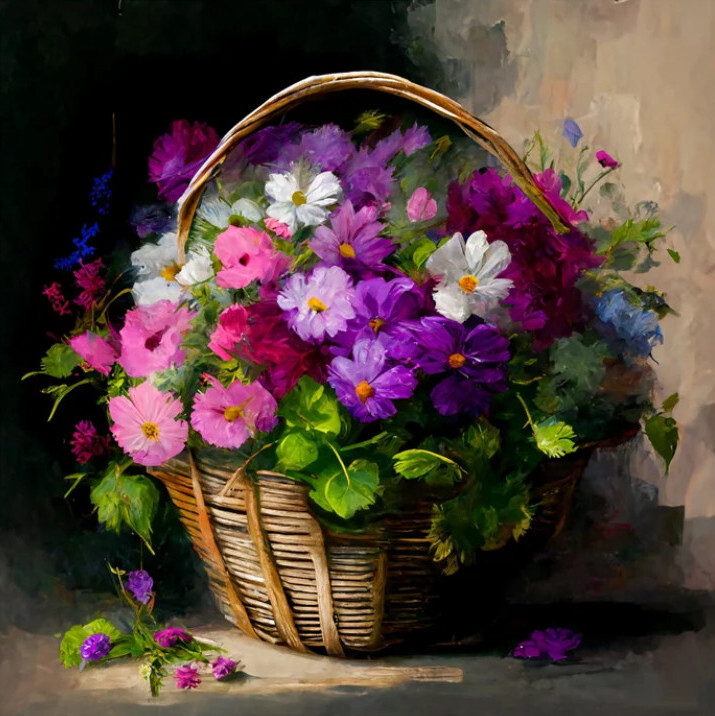 Корзина цветов