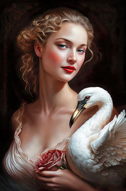 Портрет незнакомки с лебедем