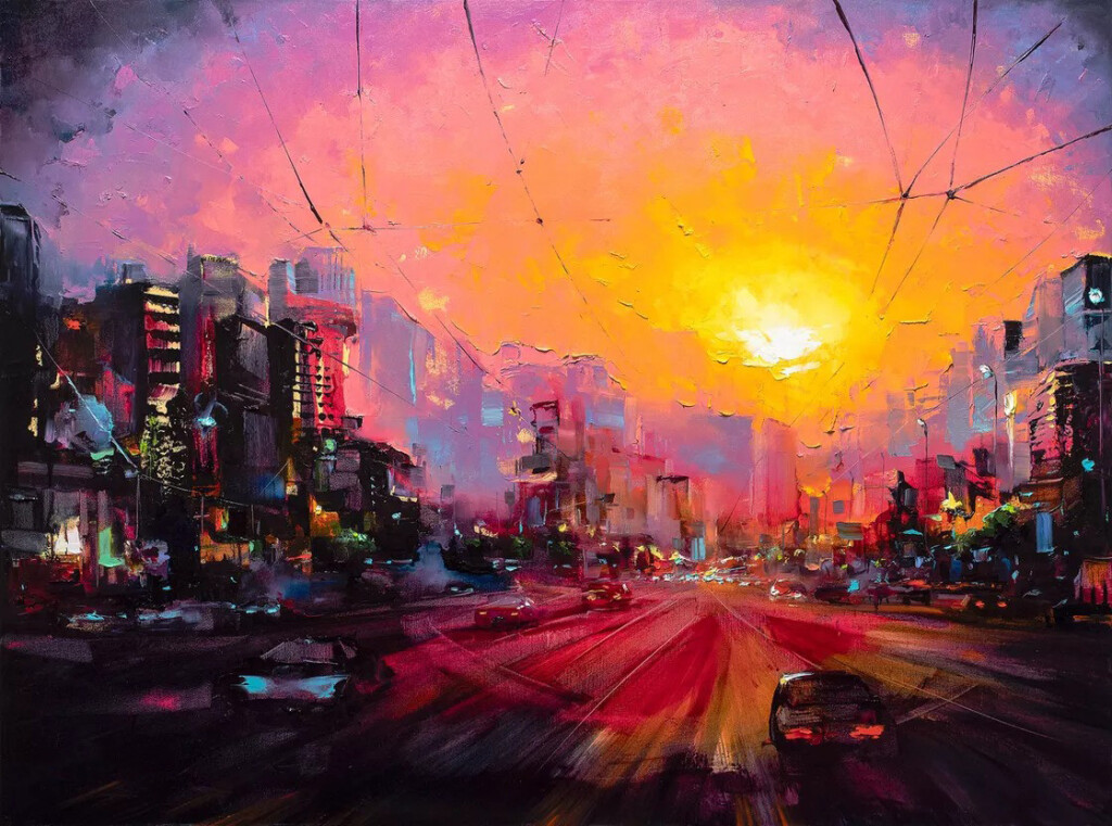 Красочные городские вибрации