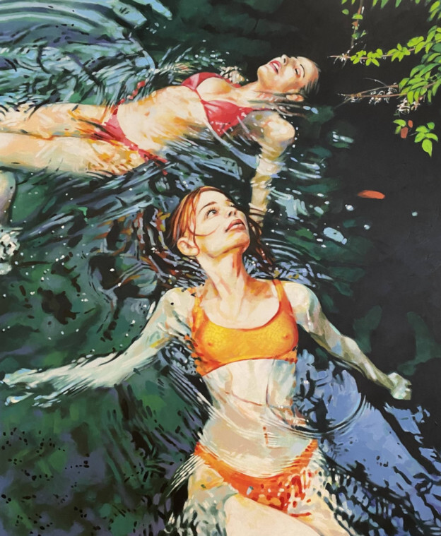 Портрет купающихся девушек