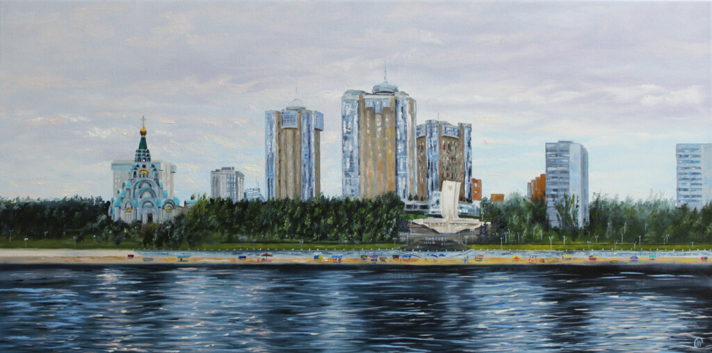 Самара. Вид с Волги.