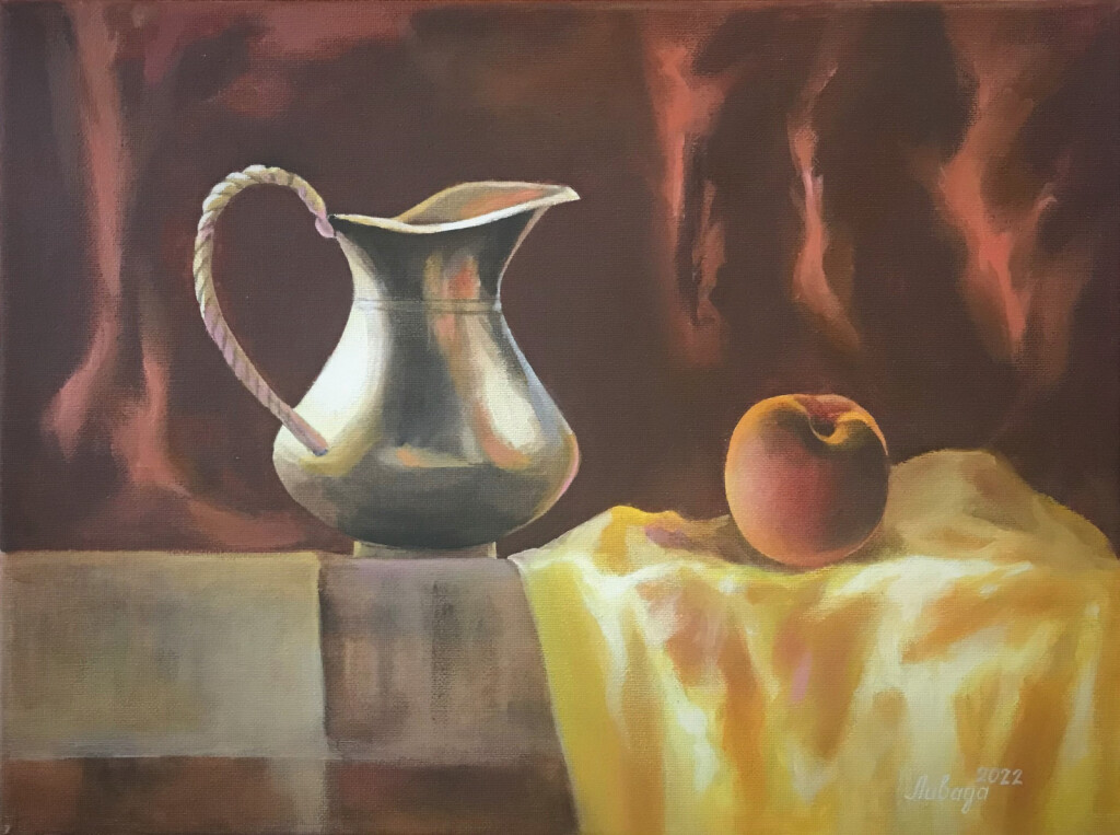 Натюрморт с медным кувшинчиком