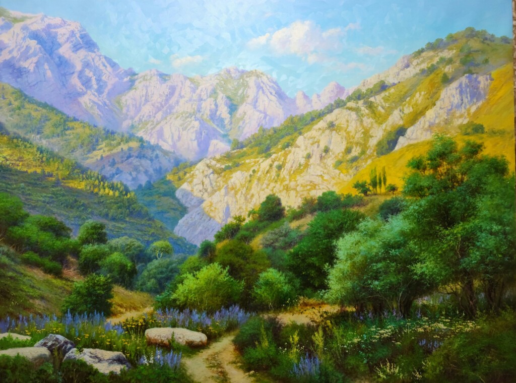 На склоне горы