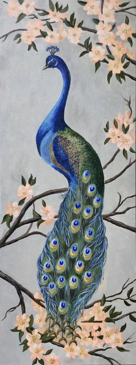 Павлин на ветке