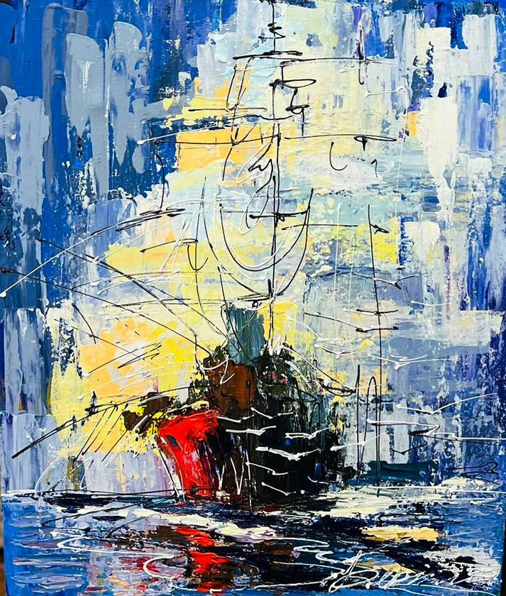 Корабль в туманной мгле