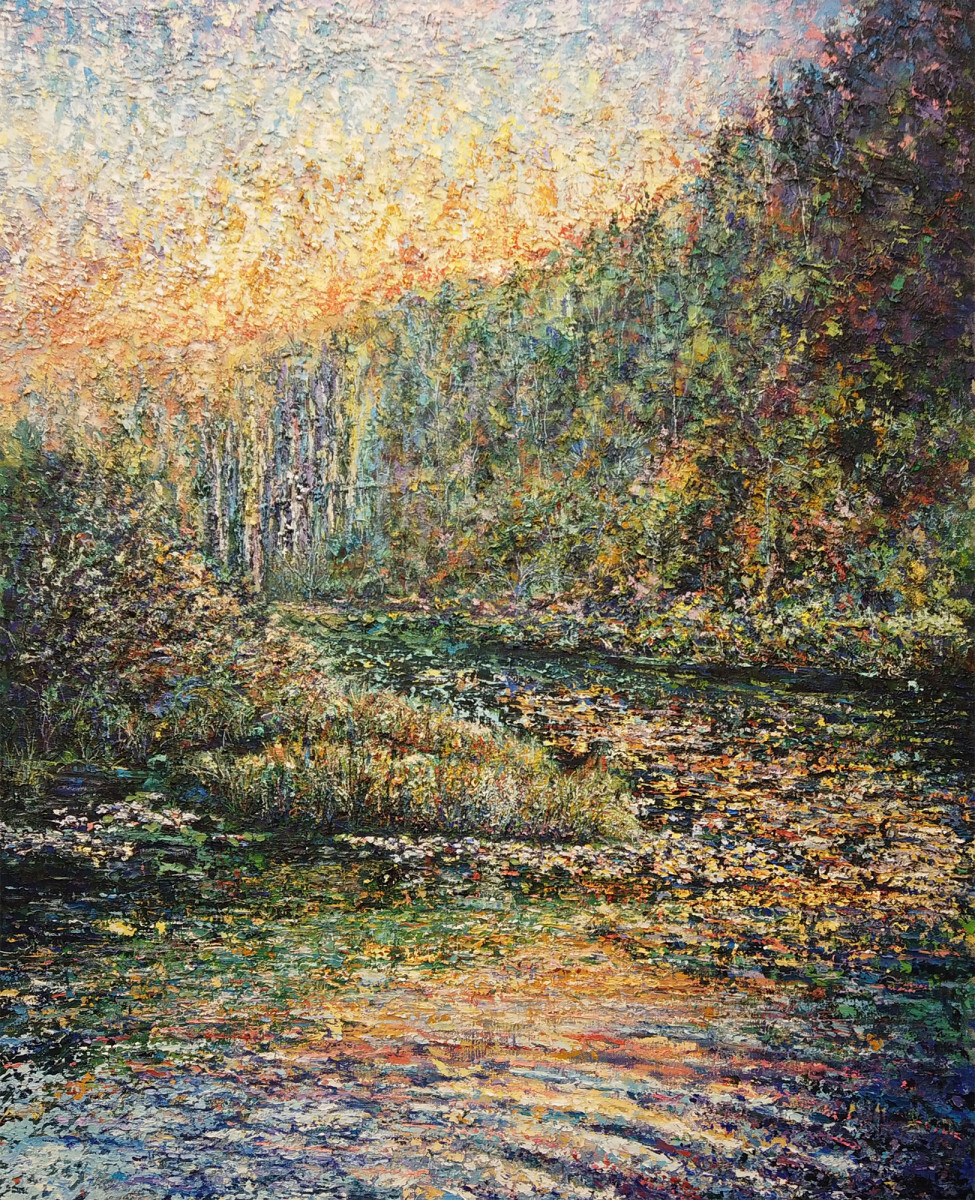 Закат на реке