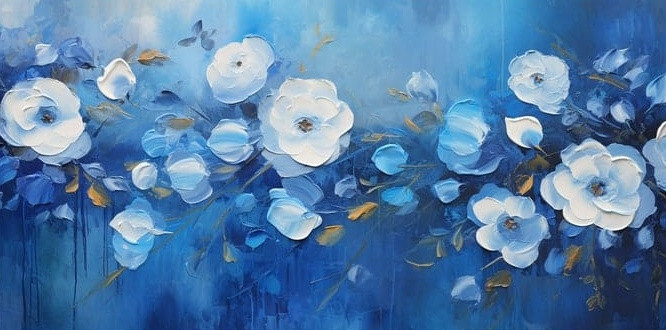 Синие цветы