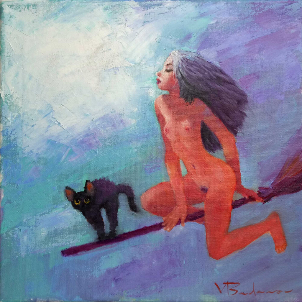 Первый вылет. Молодая ведьма