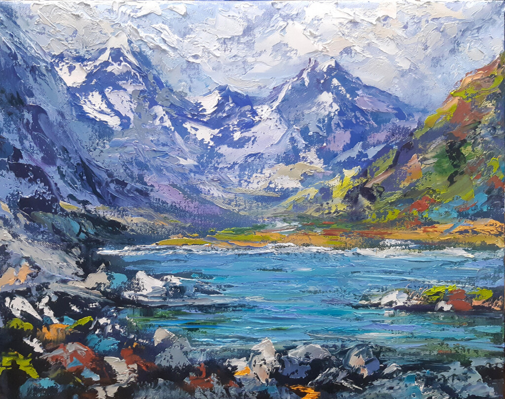 Горный пейзаж Озеро Кардывач