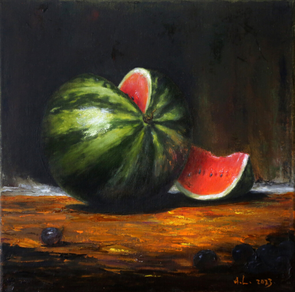 Спелый арбуз