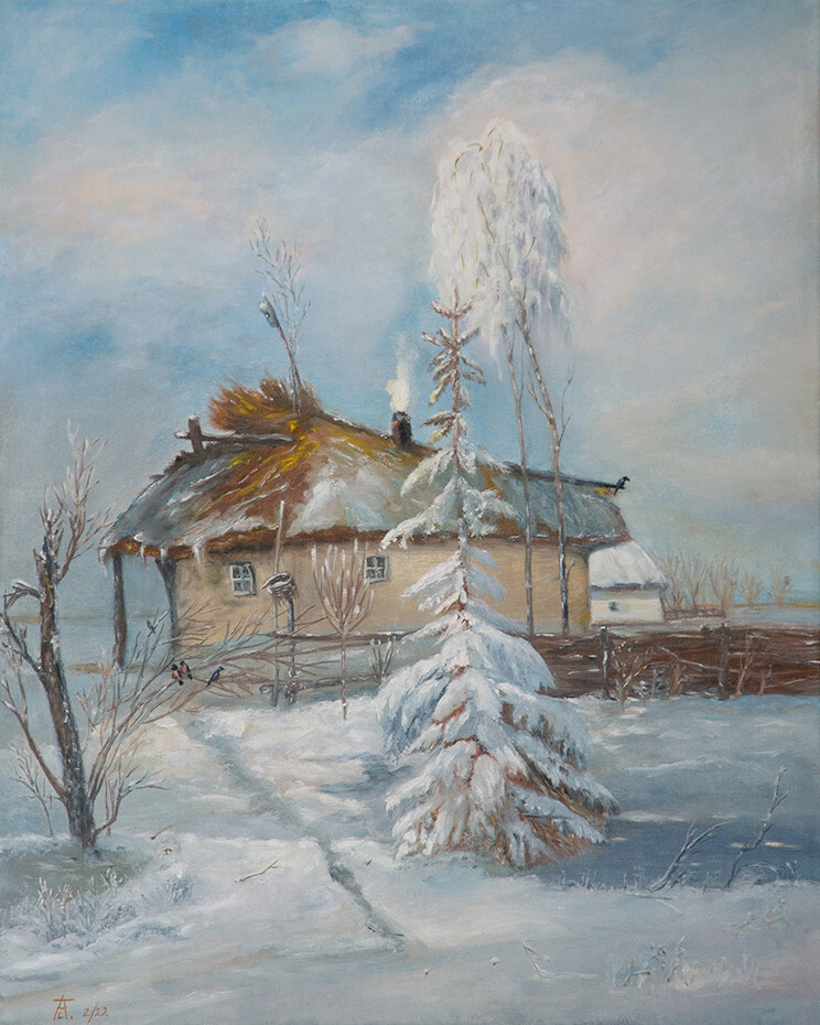 Деревенская зима