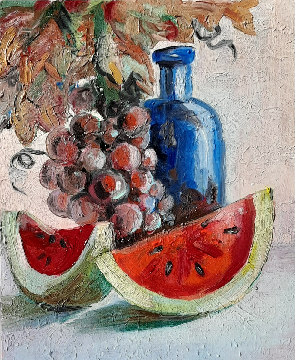 Натюрморт с арбузом